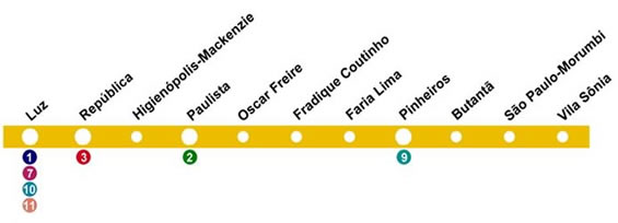 mapa-linha-4-amarela-do-metro